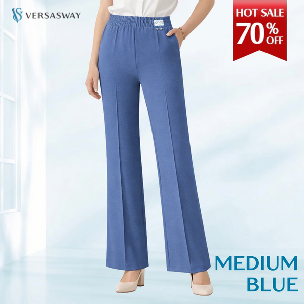 VersaSway - Ultra Smooth High Rise Elastic Waist Comfy Pants